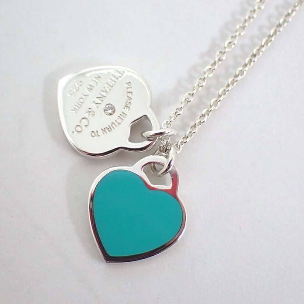 TIFFANY Authentic Silver Heart Necklace - Picture 7 of 9